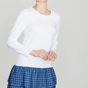 Sukienka Model K423 Wzór 48 White - Lenitif