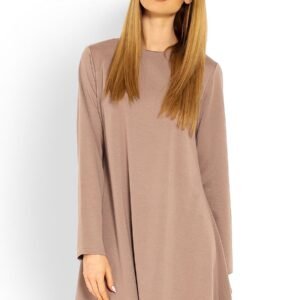 Sukienka Model 1359 Cappuccino - PeeKaBoo