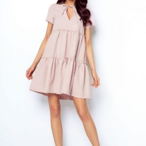 Sukienka Model Pola 214 Powder Pink - IVON