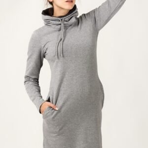Sukienka Model Kaja 10 Light Grey/Dark Grey - Tessita