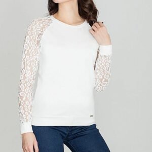 Bluzka Model K329 Ecru - Lenitif