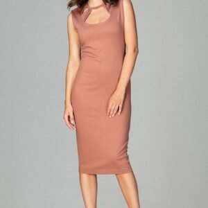 Sukienka Model K475 Brown - Lenitif