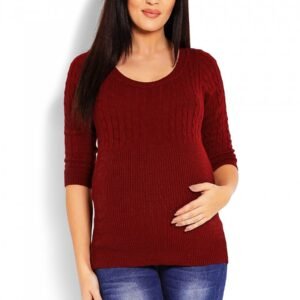 Sweter Damski Model 70008C Bordo - PeeKaBoo