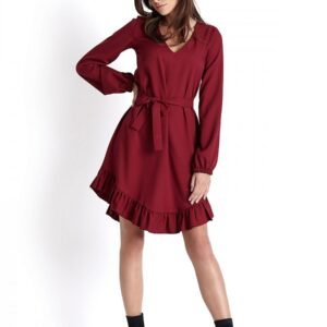 Sukienka Model Masha 224 Bordo - IVON Hurtownia odzieży on-line, moda damska, bielizna i obuwie dla kobiet - Matterhorn.pl
