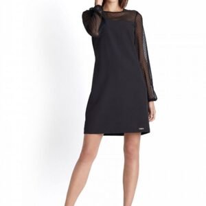 Sukienka Model Daniela 226 Black Kropki - IVON