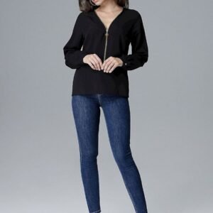 Bluzka Model L023 Black - Lenitif