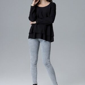 Bluzka Model L020 Black - Lenitif