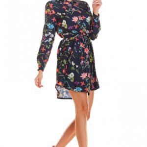 Sukienka Model M202 Flowers Navy - Infinite You