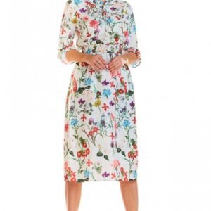 Sukienka Model M201 Flowers Ecru - Infinite You