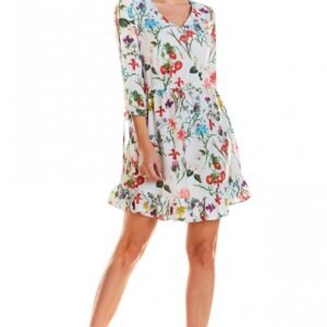 Sukienka Model M195 Flowers Ecru - Infinite You