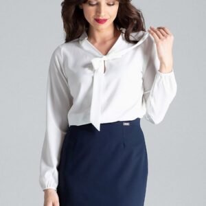 Bluzka Model L030 Ecru - Lenitif