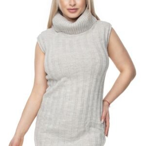 Sukienka Model 40020 Cream Melange - PeeKaBoo