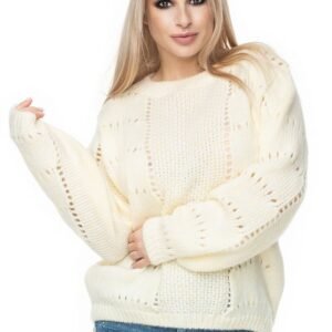 Sweter Damski Model 30059 Cream - PeeKaBoo
