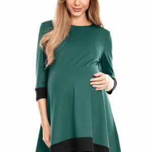 Sukienka Ciążowa Model 0125 Green - PeeKaBoo