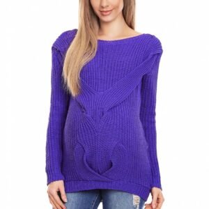 Sweter Ciążowy Model 40029 Violet - PeeKaBoo