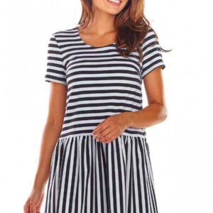 Sukienka Model M205 Paski Black - Infinite You