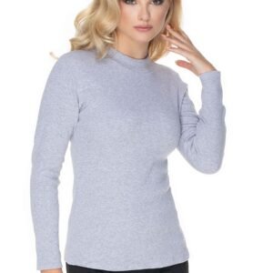 Bluzka Model 0166 Grey - PeeKaBoo