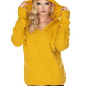 Sweter Damski Model 30070 Yellow - PeeKaBoo