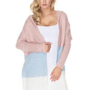 Sweter Kardigan Model 30069 Powder Pink/Sky Blue - PeeKaBoo