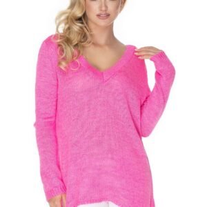 Sweter Damski Model 30067 Neon Pink - PeeKaBoo