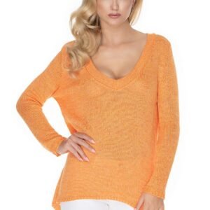 Sweter Damski Model 30067 Orange - PeeKaBoo