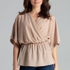 Bluzka Model L063 Beige - Lenitif