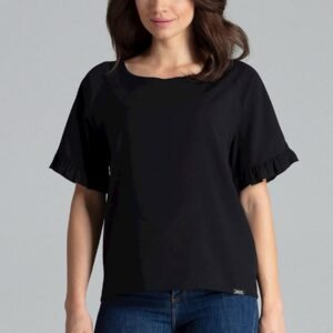 Bluzka Model L052 Black - Lenitif