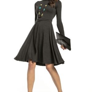 Sukienka Model T289/1 Dark Grey - Tessita