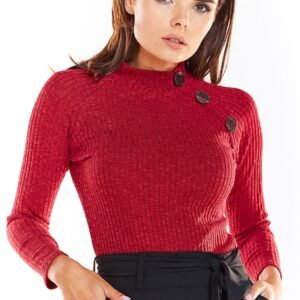 Sweter Damski Model A315 Bordo - awama