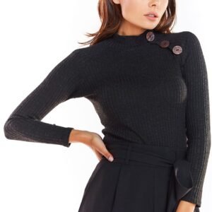 Sweter Damski Model A315 Black - awama
