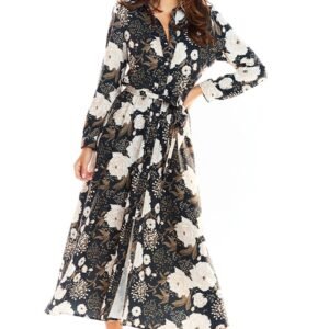 Sukienka Model A324 Brown Wzór - awama