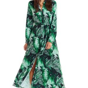 Sukienka Model A324 Green Wzór - awama