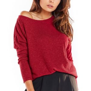 Sweter Damski Model A333 Bordo - awama