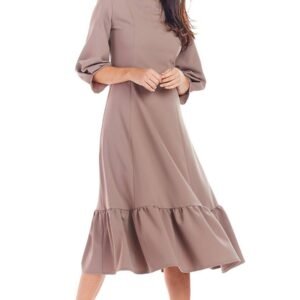 Sukienka Model A345 Cappuccino - awama