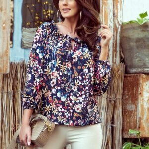 Bluzka Model 271-2 Flowers - Numoco