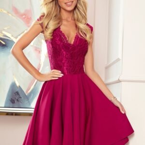 Sukienka Model Patricia 300-4 Bordo - Numoco