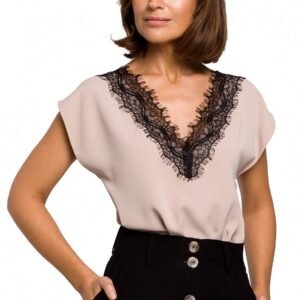 Bluzka Model S206 Beige - Stylove