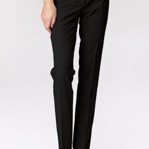 Czarne klasyczne spodnie damskie SD39 Black - Nife