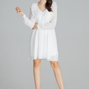 Sukienka Model L083 Ecru - Lenitif