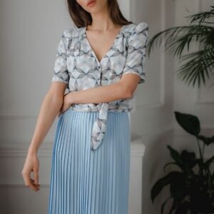 Spódnica Model L078 Blue - Lenitif