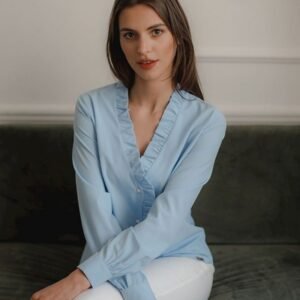 Bluzka Model L077 Blue - Lenitif