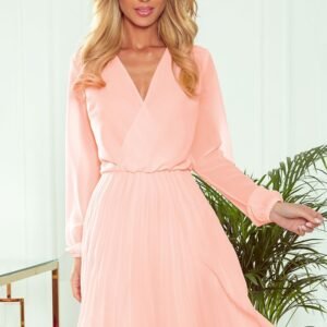 Sukienka Model Isabelle 313-2 Brzoskwinia - Numoco