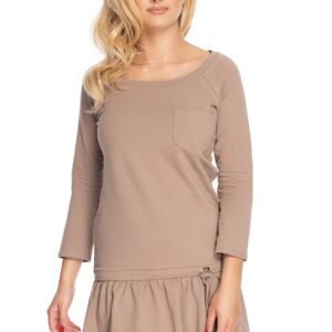 Sukienka Model 0172 Cappuccnio - PeeKaBoo