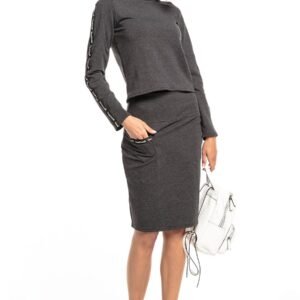 Bluza Damska Model T328/3 Dark Grey - Tessita