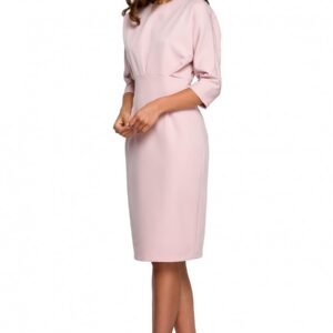 Sukienka Model S242 Powder Pink - Stylove