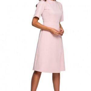 Sukienka Model S240 Powder Pink - Stylove