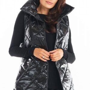 Kamizelka Damska Model A383 Black Pikówka - awama