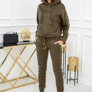 Spodnie Dres Damski Model Copacabana WJ8788 Khaki - Vittoria Ventini