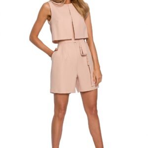 Kombinezon Damski Model MOE574 Beige - Moe