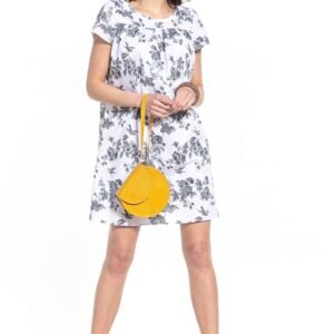 Sukienka Model T346/1 Grey Flowers - Tessita